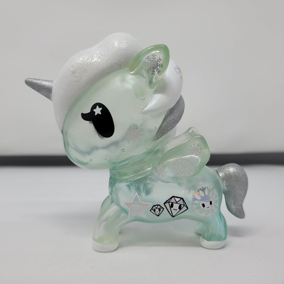Tokidoki Holiday Christmas 5-inch Yuki 2017 Snowflake Unicorno clear - Picture 2 of 12